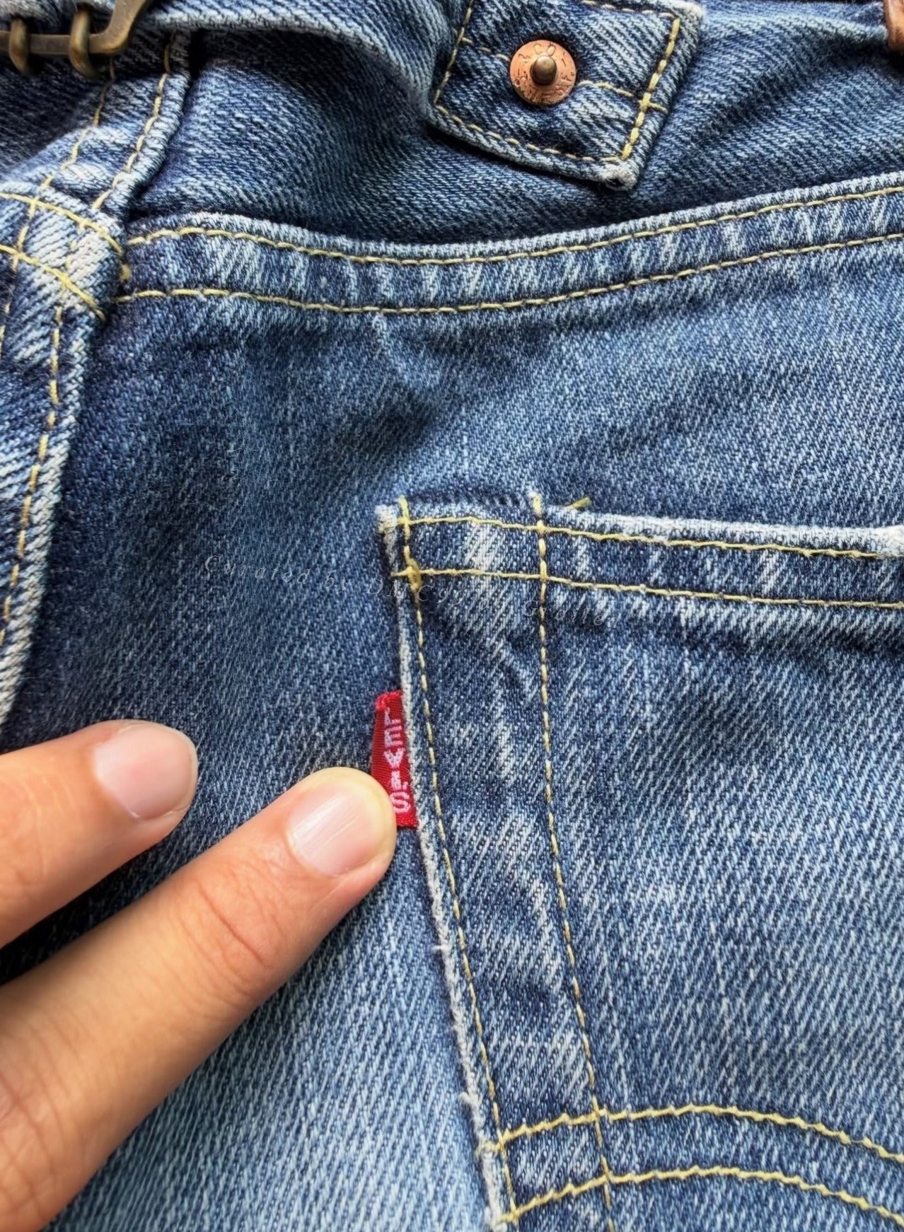 Vintage Levi's 90s 702xx BigE Selvedge Denim