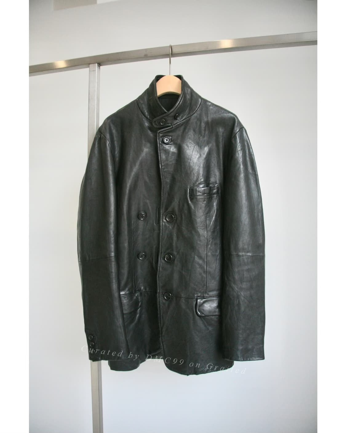 Yohji Yamamoto Pour Homme Runway Leather Jacket