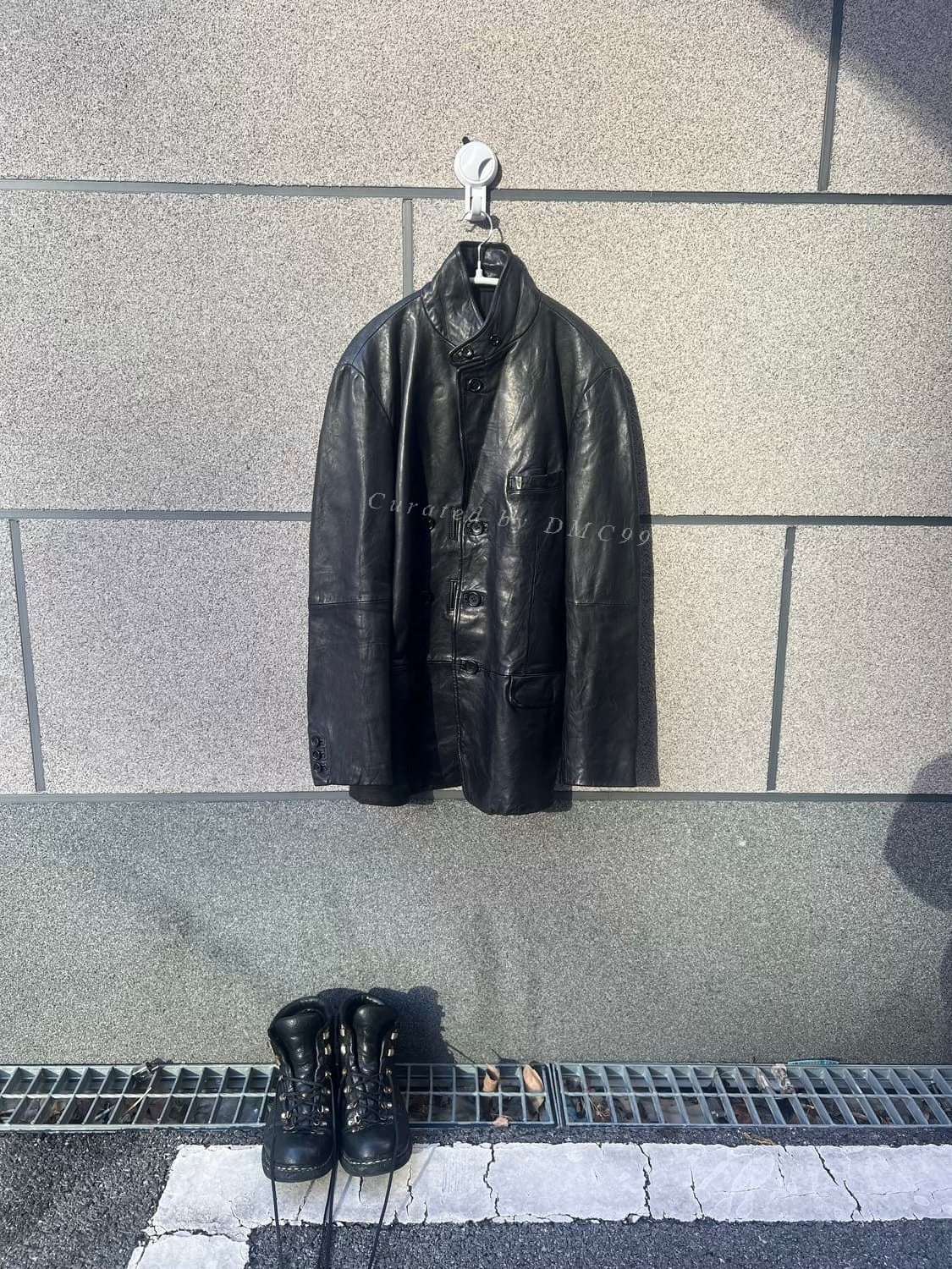 Yohji Yamamoto Pour Homme Runway Leather Jacket