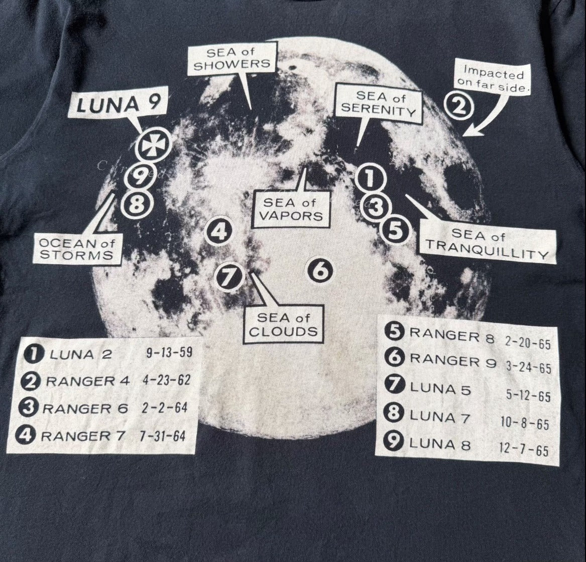 Vintage 2005 CDG Homme Luna Moon Tee