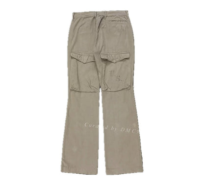 Vintage Kapital Beige Canvas Flare Pants