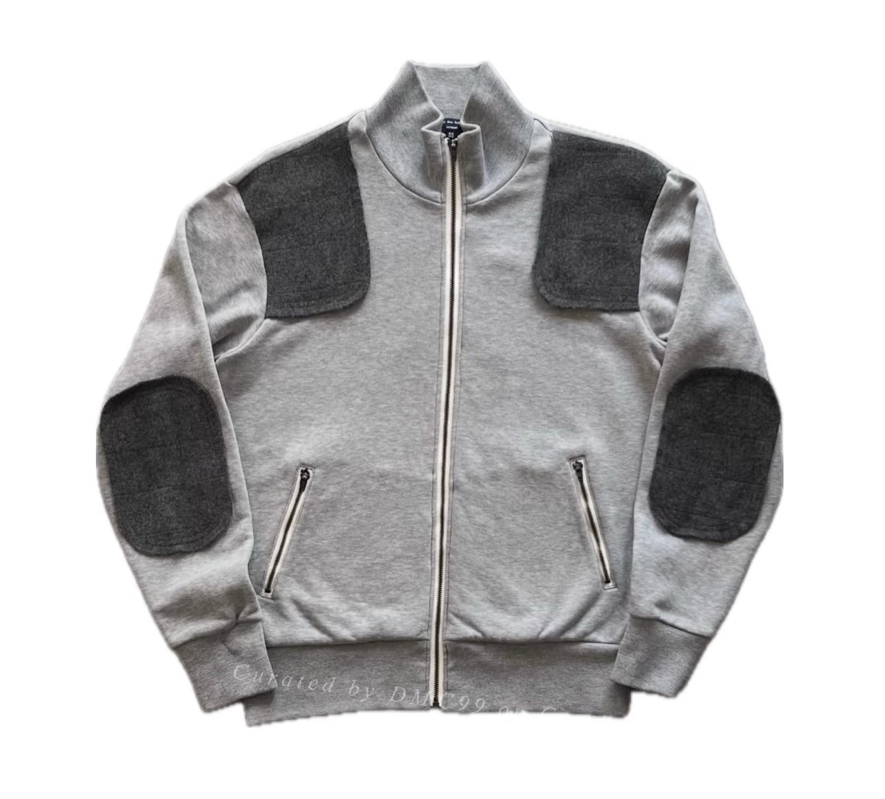 2007 CDG Homme Wool Patch Zip Jacket