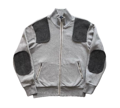 2007 CDG Homme Wool Patch Zip Jacket