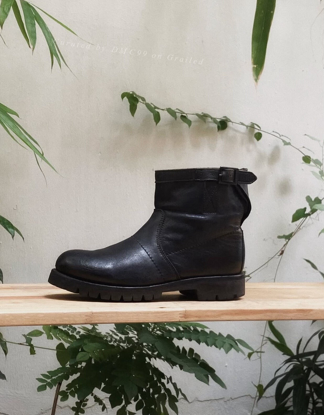 Vintage Dirk Bikkembergs 2000s Leather Trainer