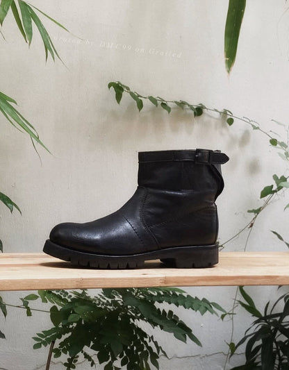 Vintage Dirk Bikkembergs 2000s Leather Trainer