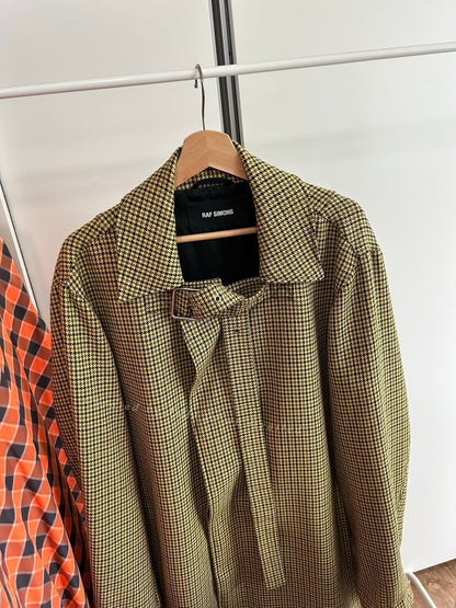 Raf Simons Gold Thread Wool Coat