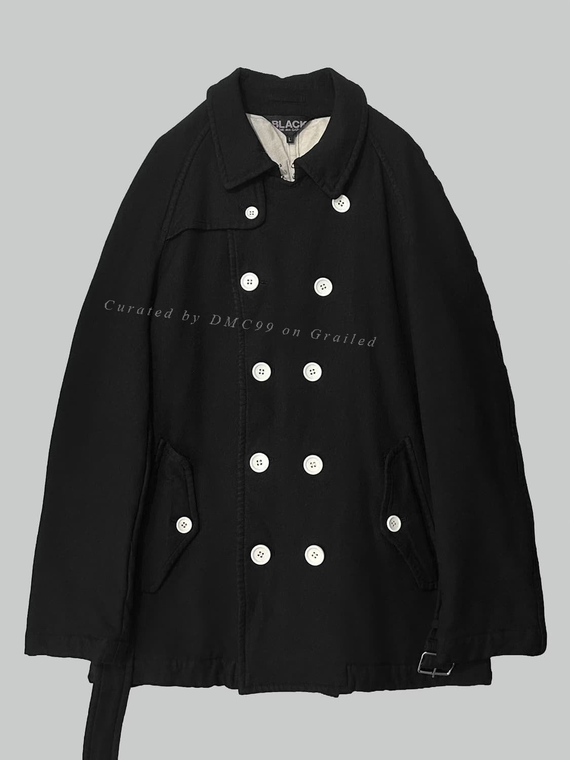 Comme des Garçons Vintage Double-Breasted Belted Coat