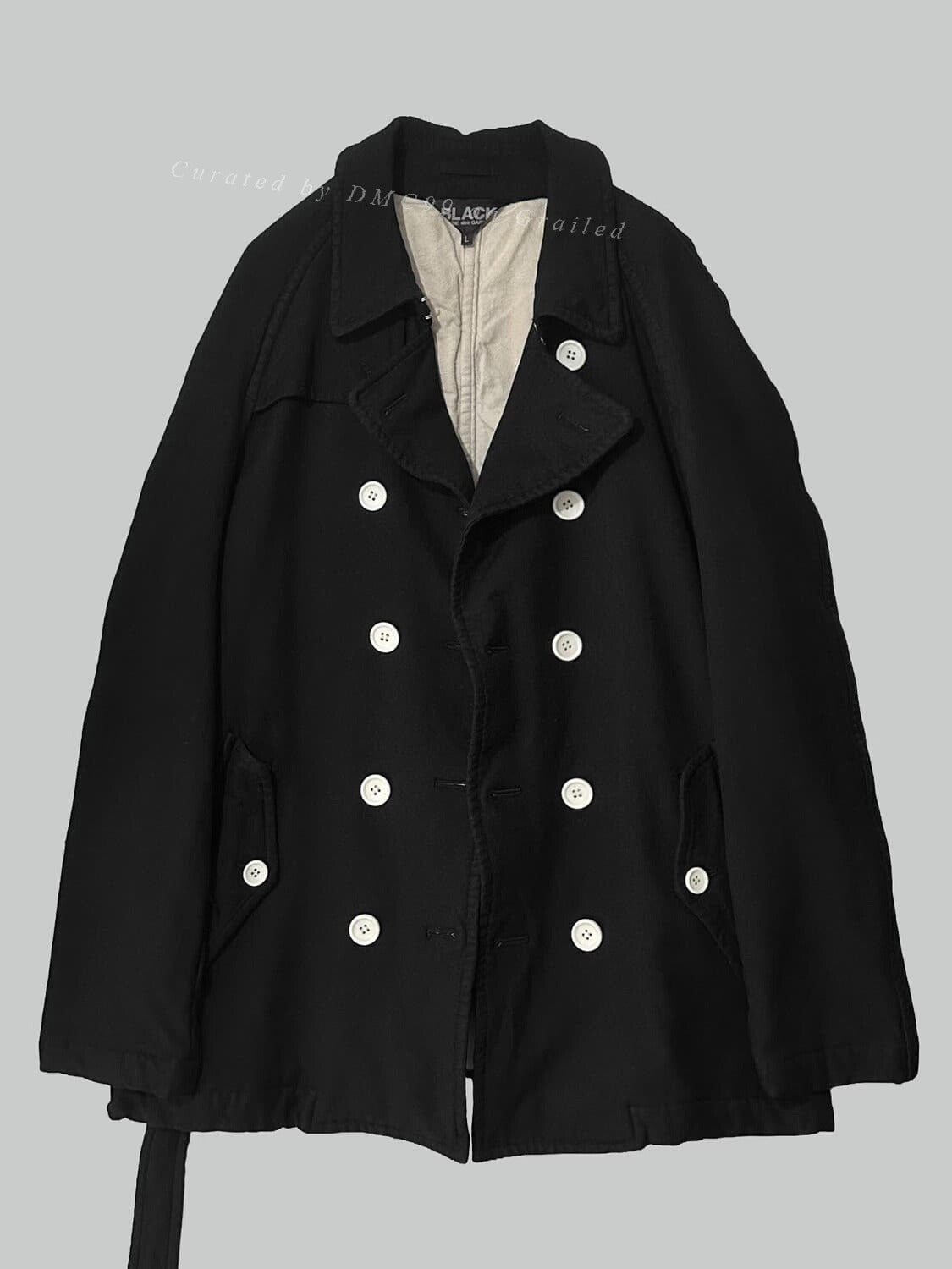 Comme des Garçons Vintage Double-Breasted Belted Coat
