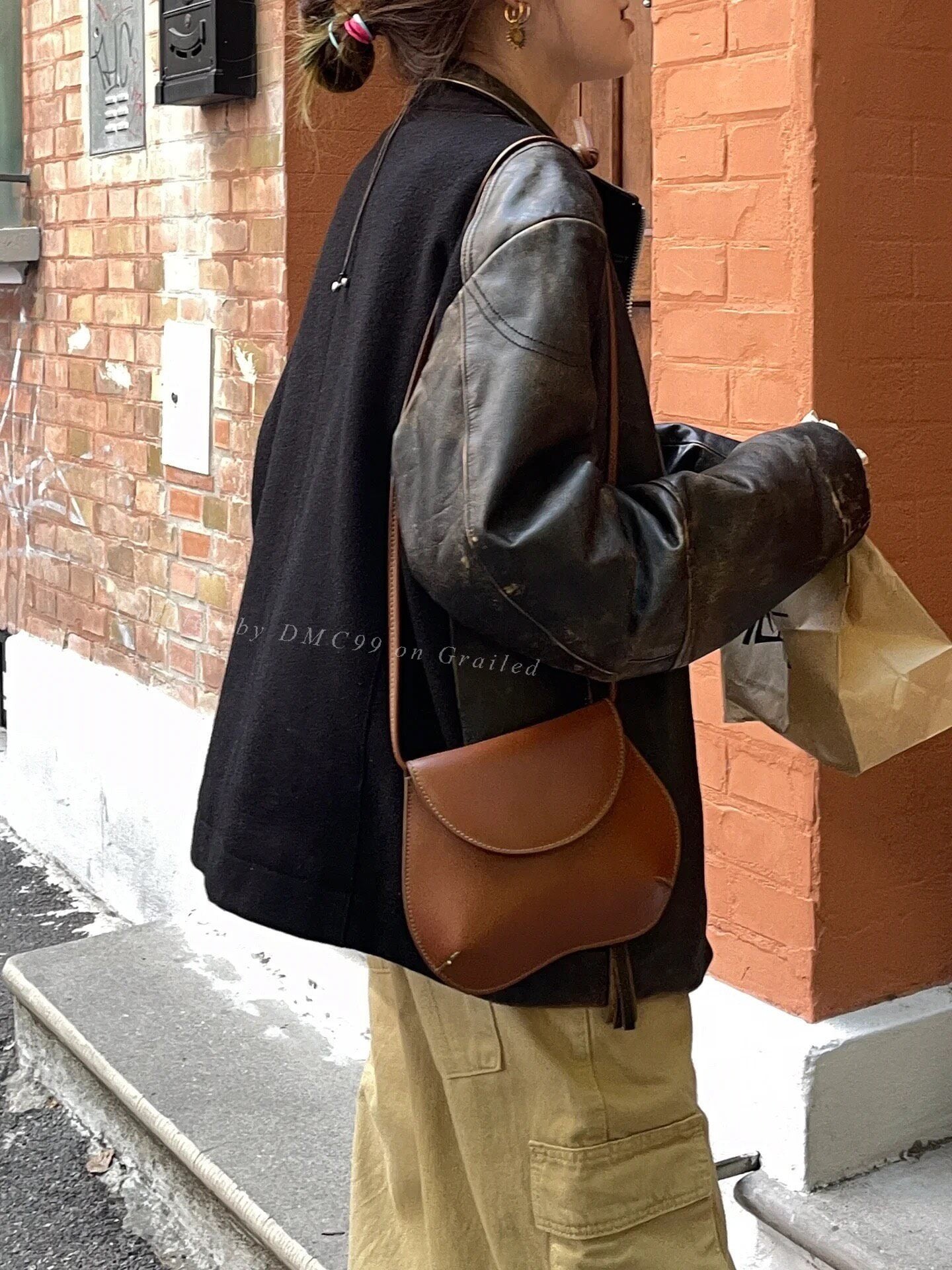 Dirk Bikkembergs Vintage Wool Leather Jacket