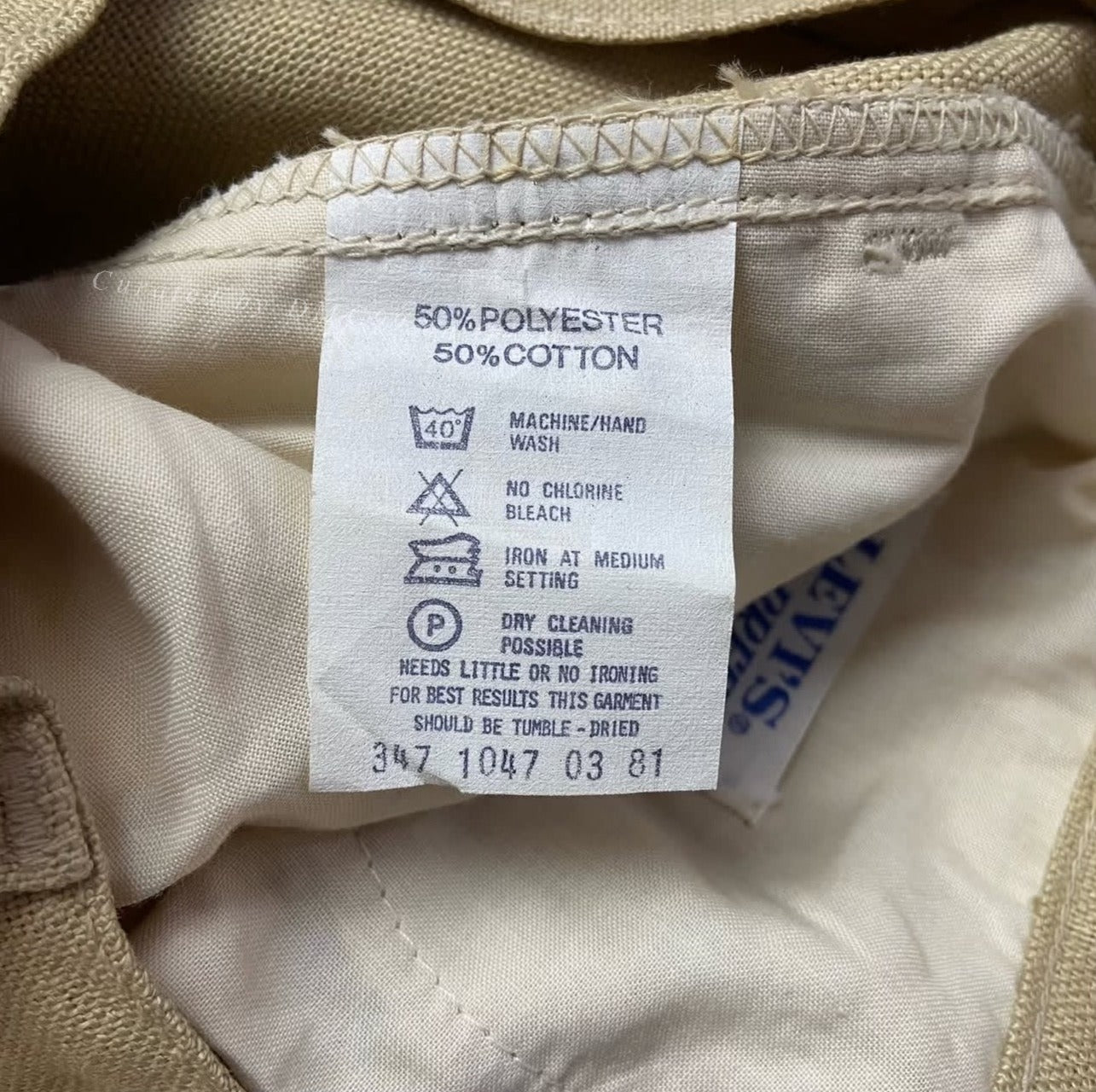 80's Deadstock Levi's 518 Sta-Prest