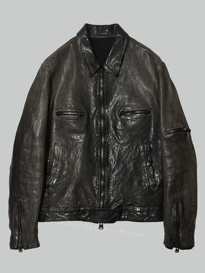 Yohji Yamamoto Backlash Leather Jacket