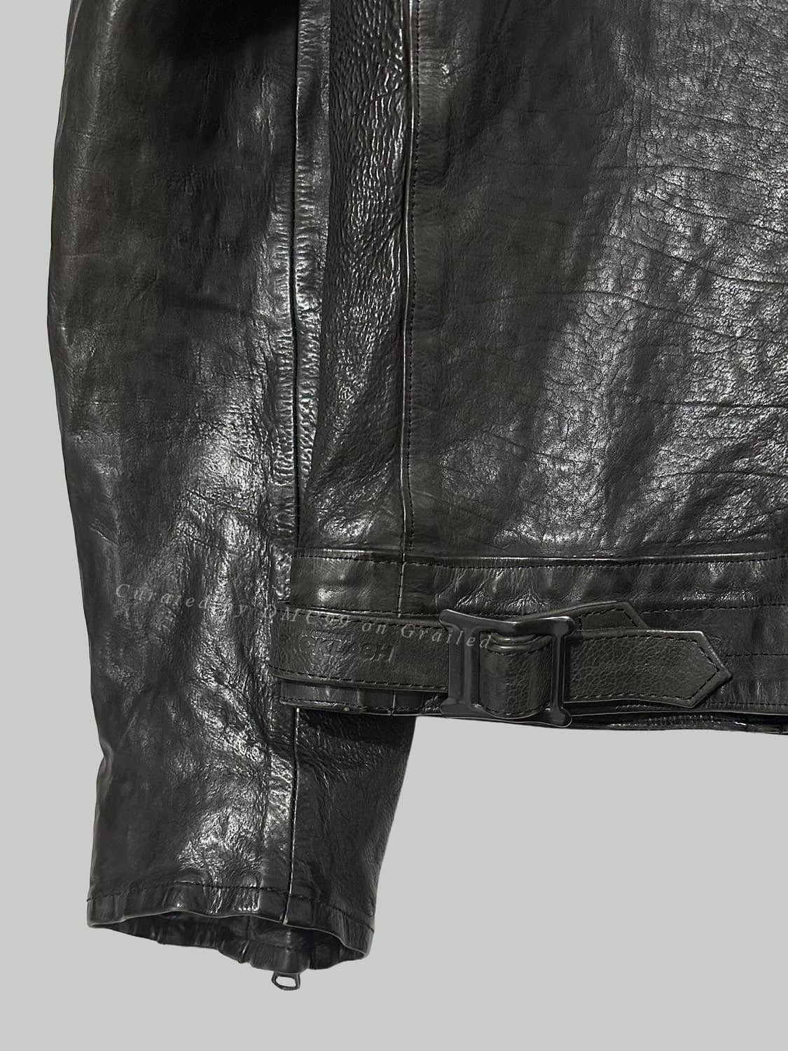 Yohji Yamamoto Backlash Leather Jacket