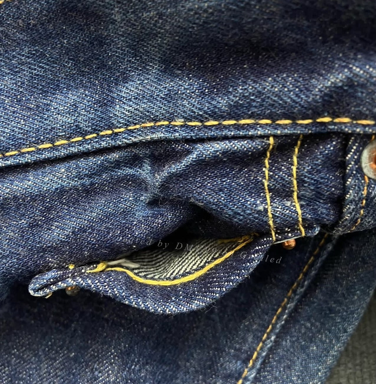 Vintage Levi's 805 Big E Single Pocket