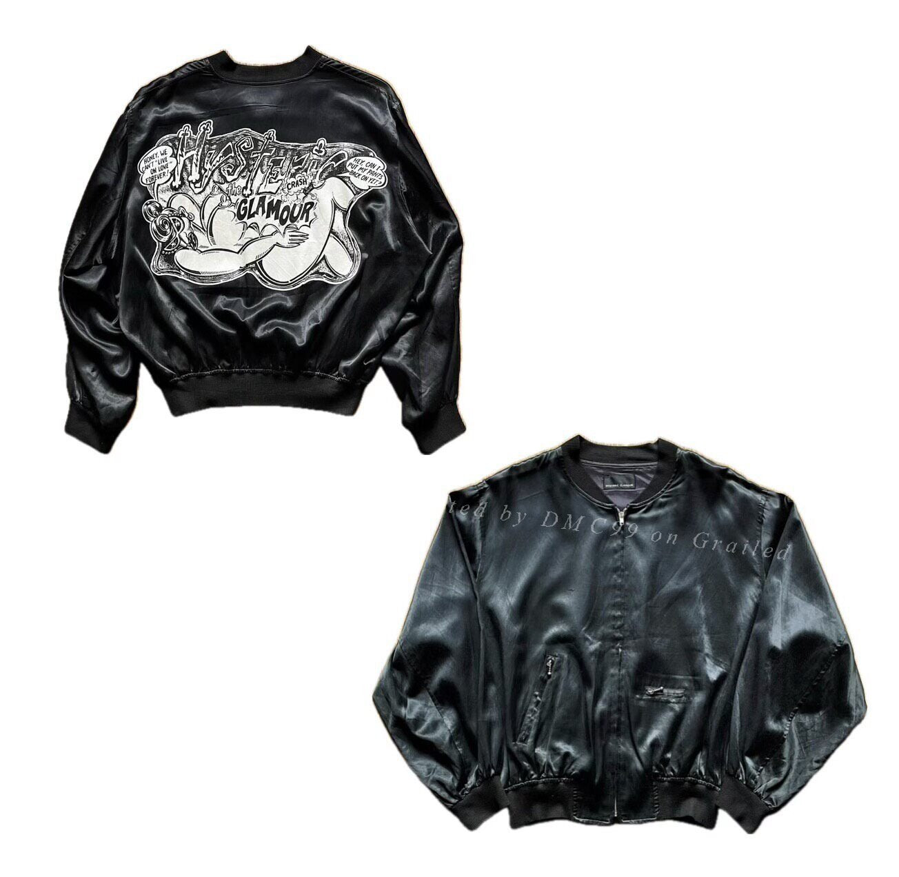Vintage Hysteric Glamour Satin Bomber Jacket