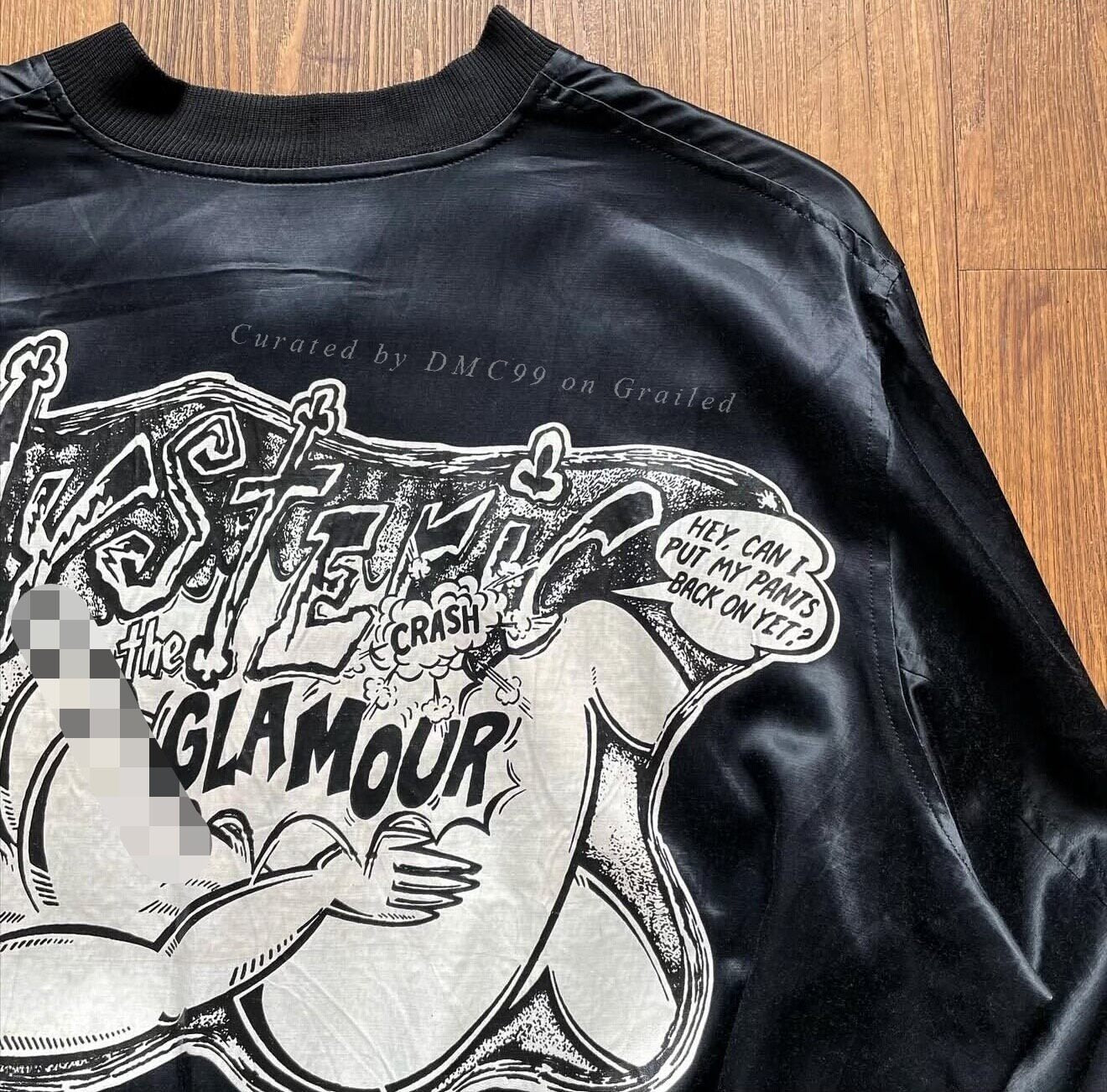 Vintage Hysteric Glamour Satin Bomber Jacket