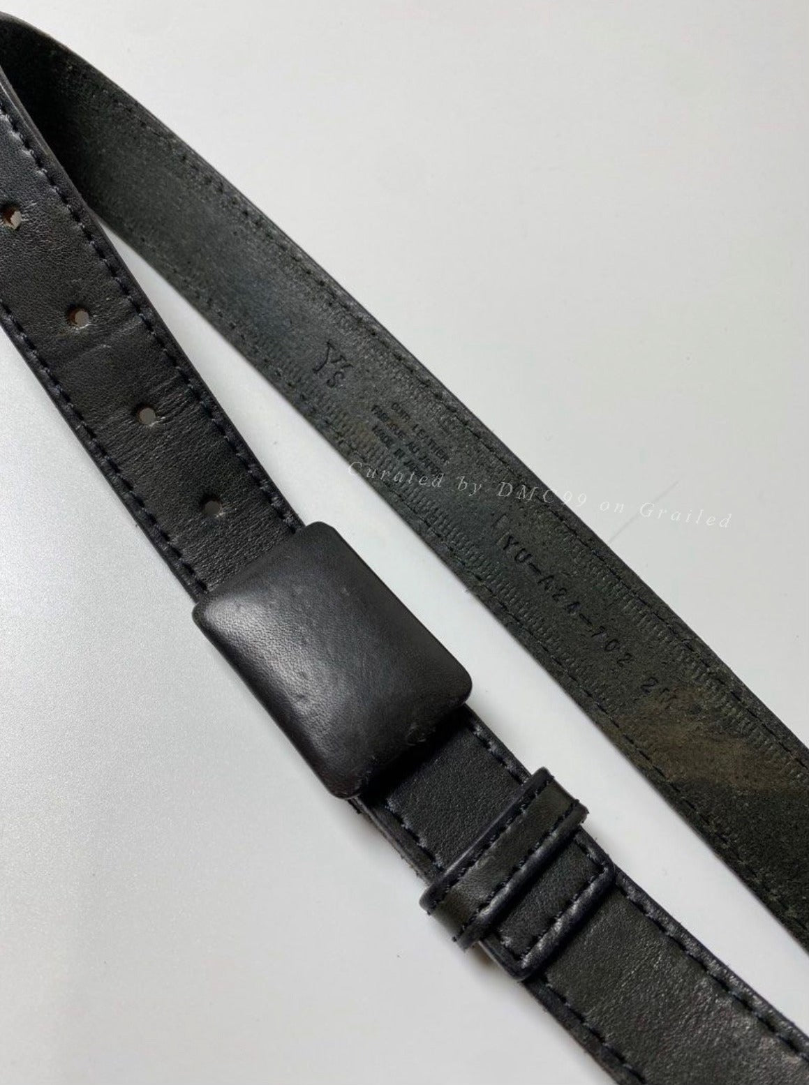 Vintage Yohji Yamamoto Y's SS97 Leather Belt