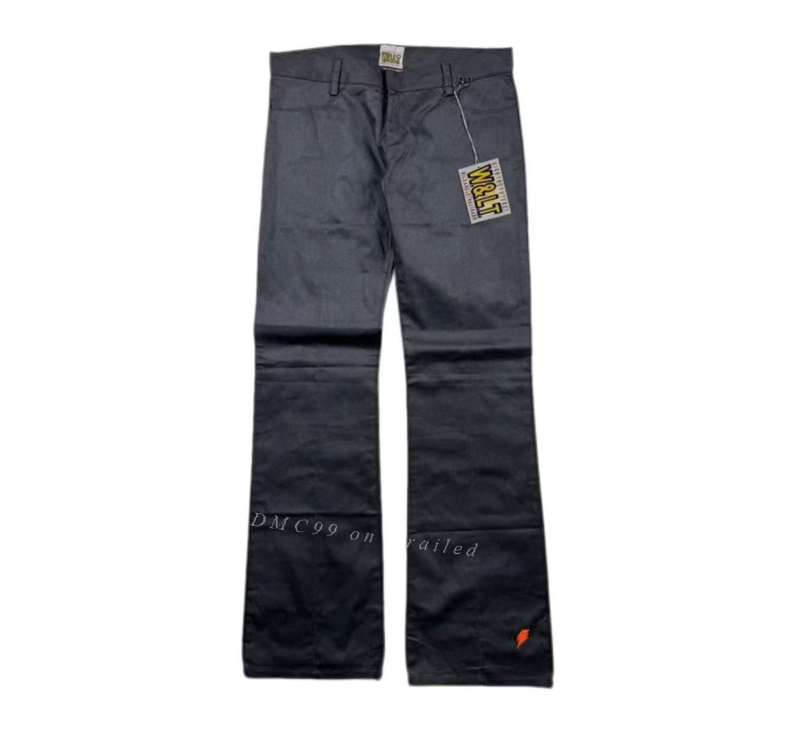 1990s Walter Van Beirendonck Metallic Flared Pants