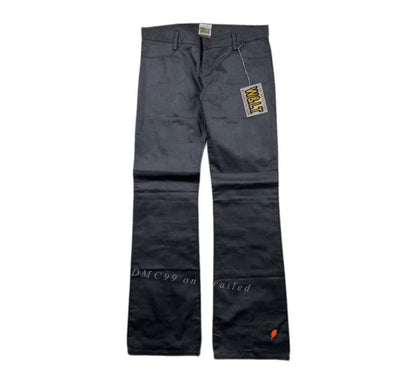 1990s Walter Van Beirendonck Metallic Flared Pants