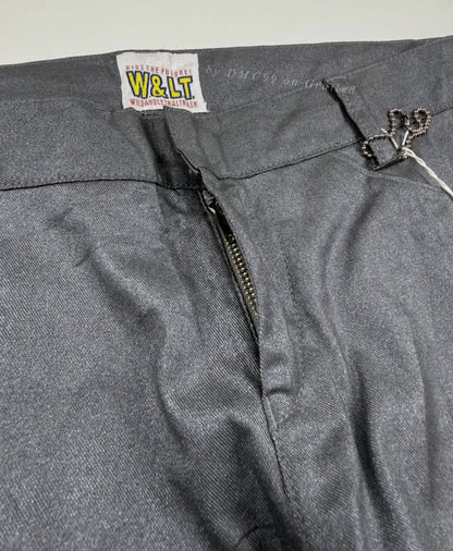 1990s Walter Van Beirendonck Metallic Flared Pants