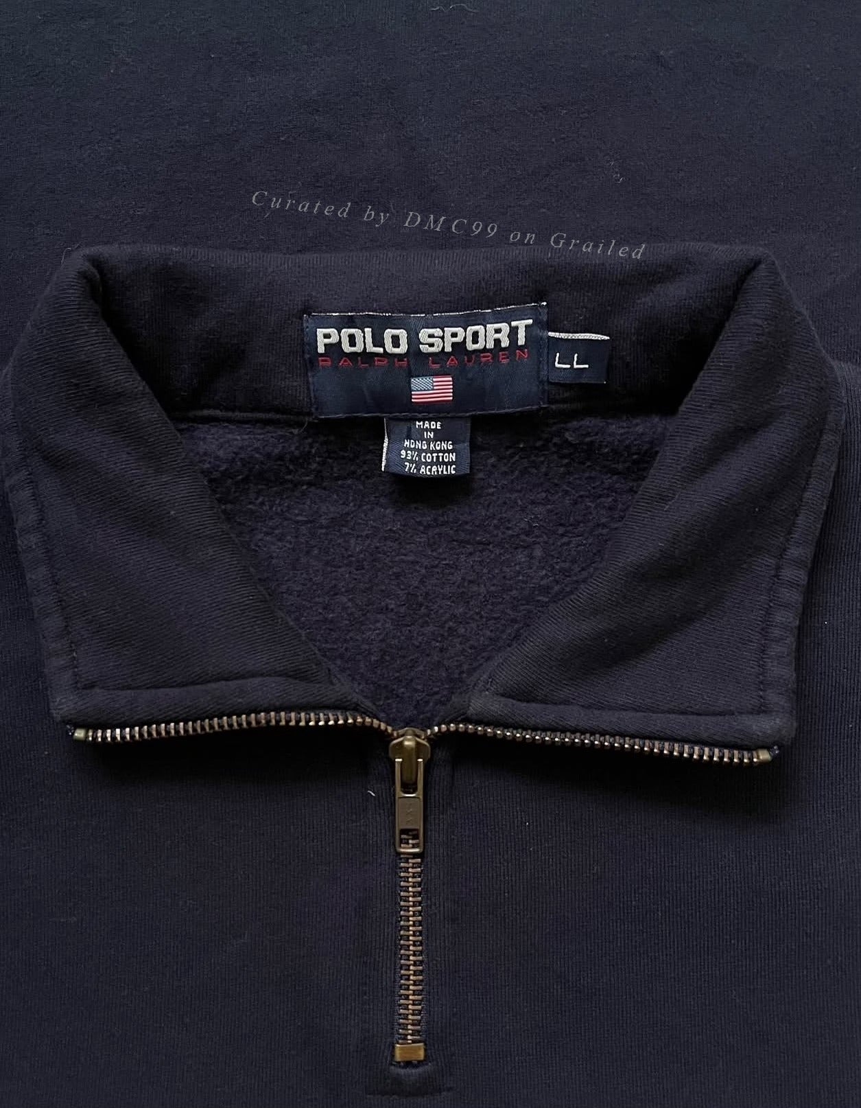 Vintage Polo Ralph Lauren 1990s Halfzip Sweatshirt