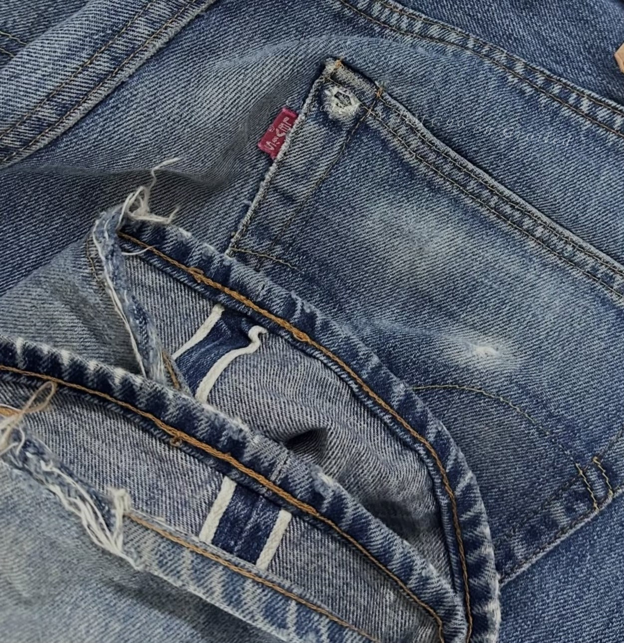 Levi's Vintage 501xx 1955 BigE Selvedge Denim