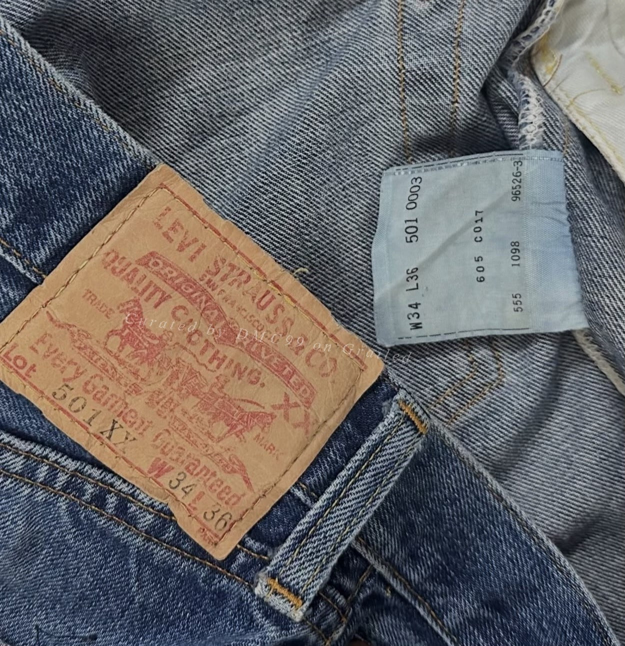 Levi's Vintage 501xx 1955 BigE Selvedge Denim