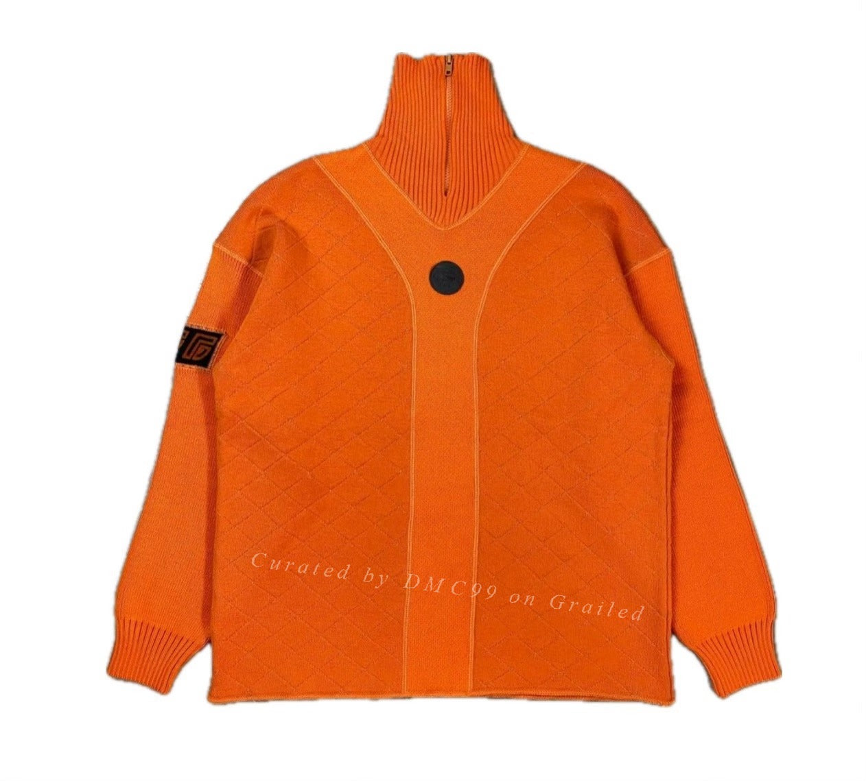 Vintage Jean Paul Gaultier 1990s Sports Logo Knit Sweater