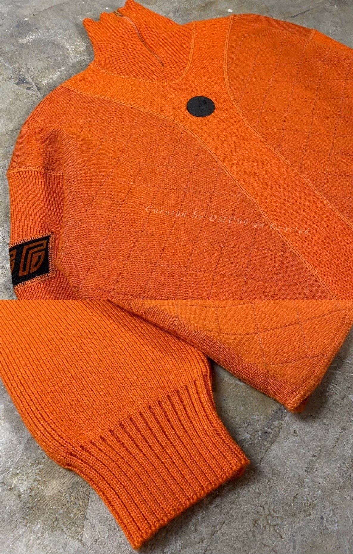 Vintage Jean Paul Gaultier 1990s Sports Logo Knit Sweater