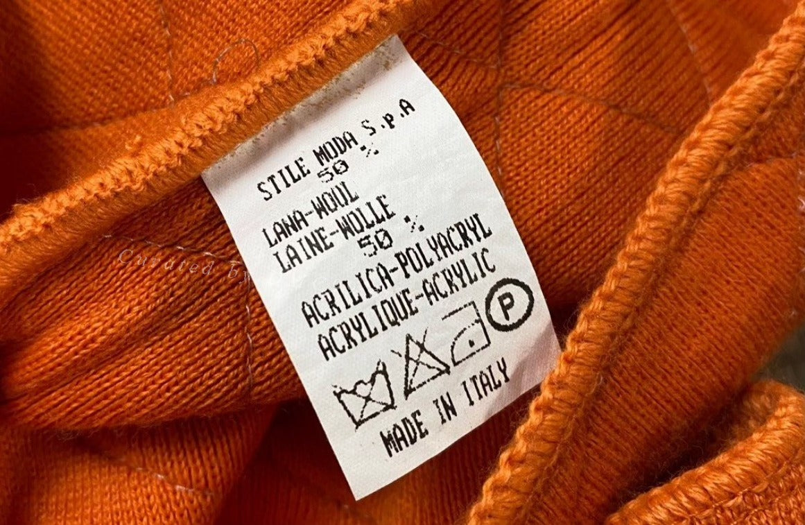 Vintage Jean Paul Gaultier 1990s Sports Logo Knit Sweater