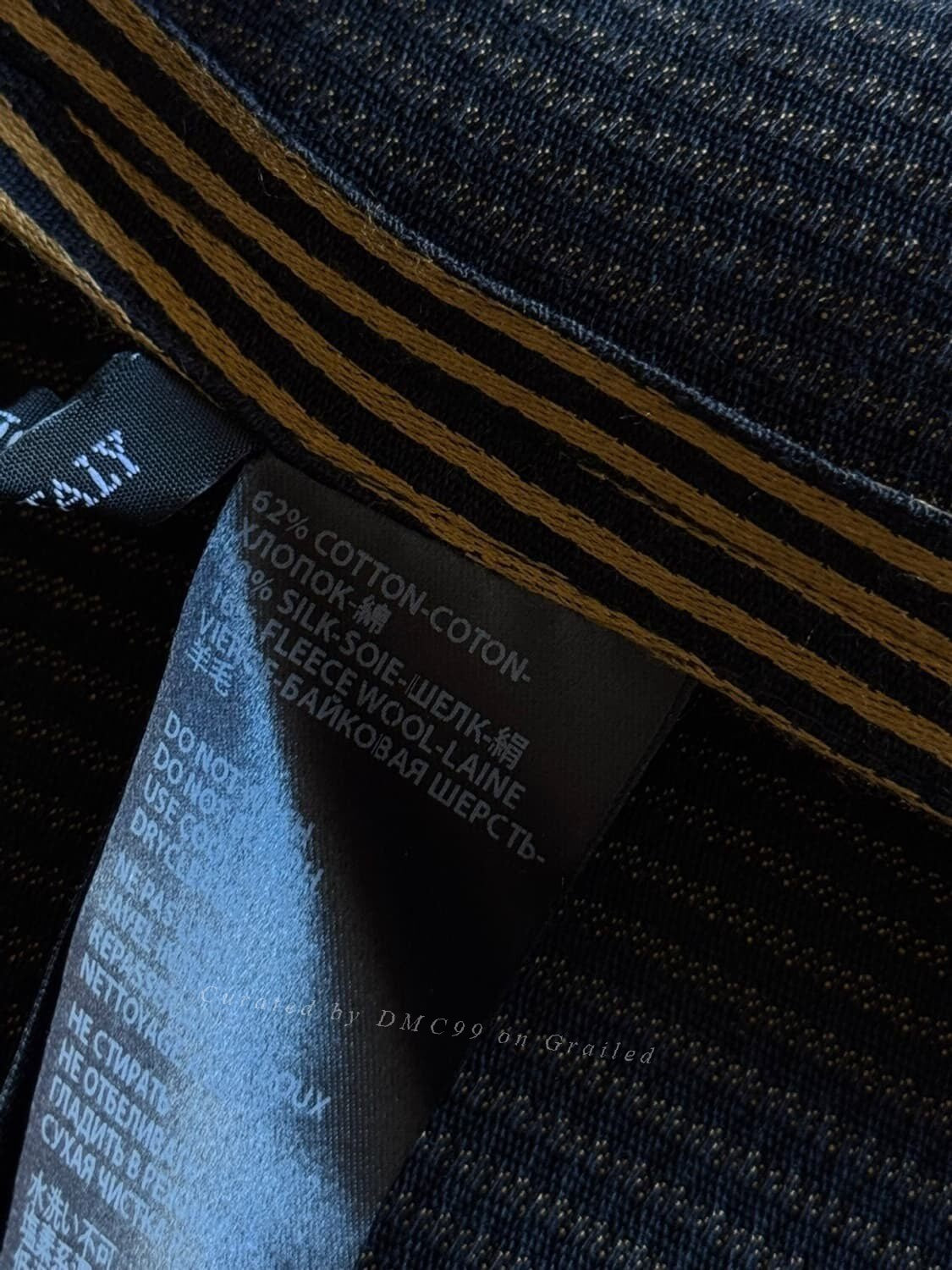 Haider Ackermann Gold Thread Suit Jacket