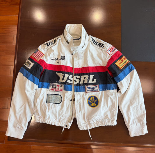 Polo Ralph Lauren White Racing Jacket