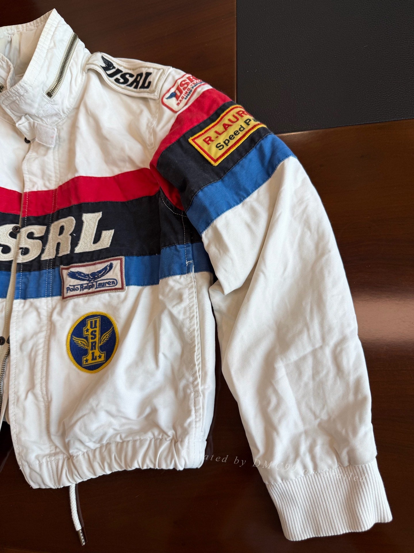 Polo Ralph Lauren White Racing Jacket