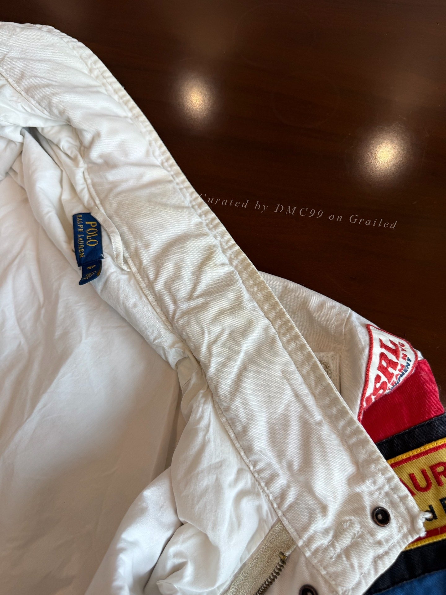Polo Ralph Lauren White Racing Jacket