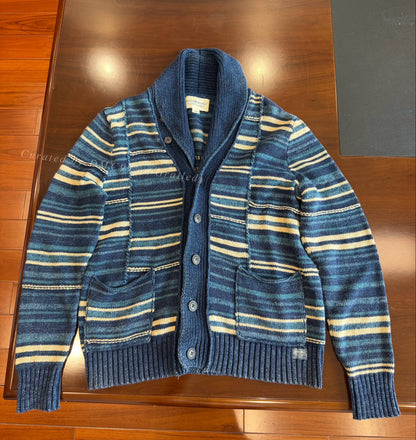 Ralph Lauren POLO Striped Knit Cardigan