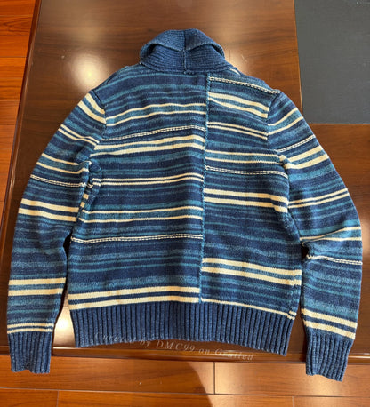Ralph Lauren POLO Striped Knit Cardigan