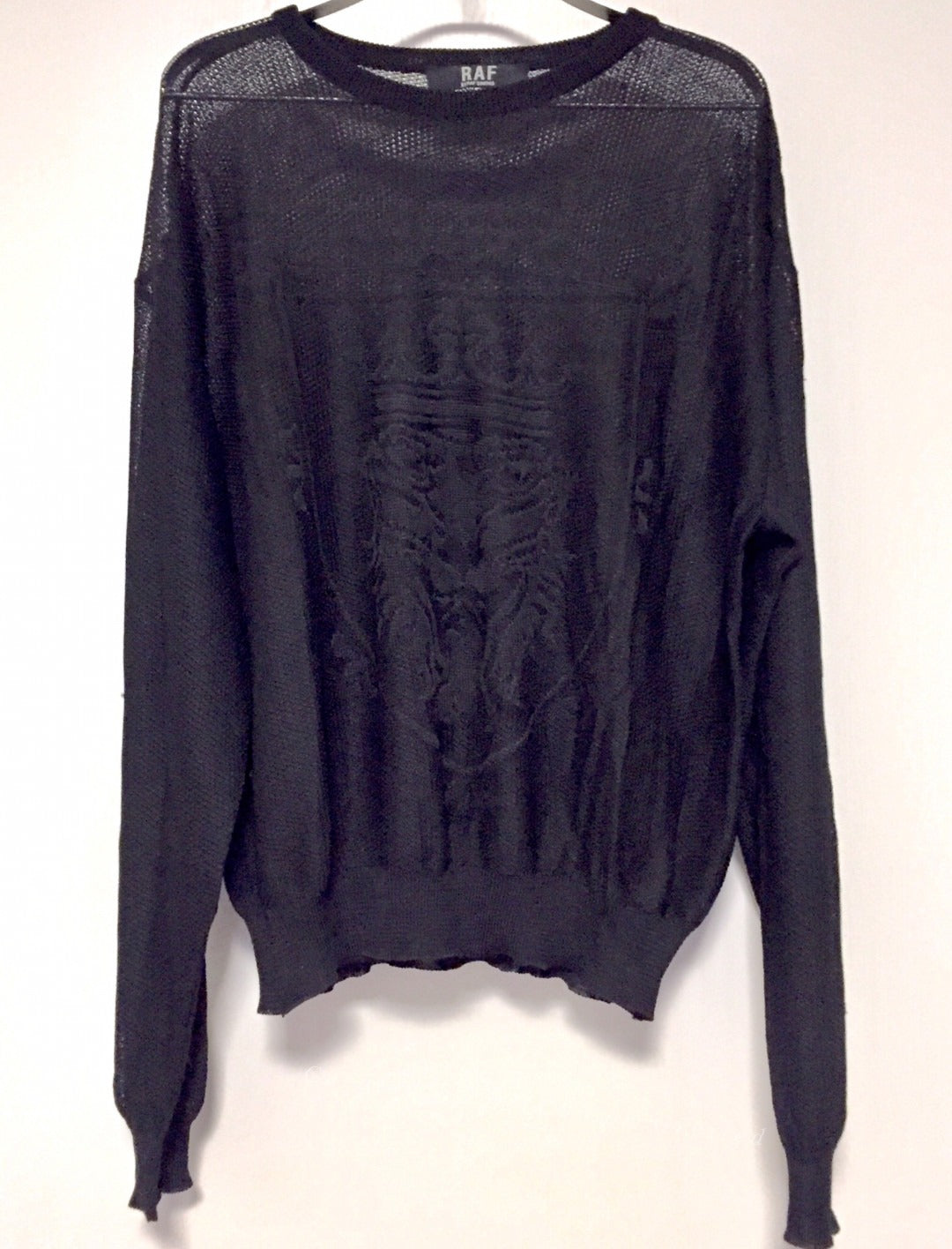 Raf Simons Early Archive Black Knit Sweater