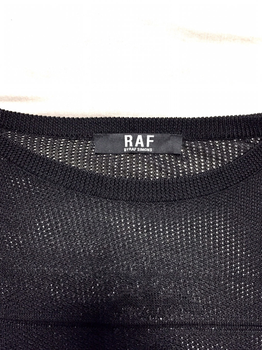 Raf Simons Early Archive Black Knit Sweater