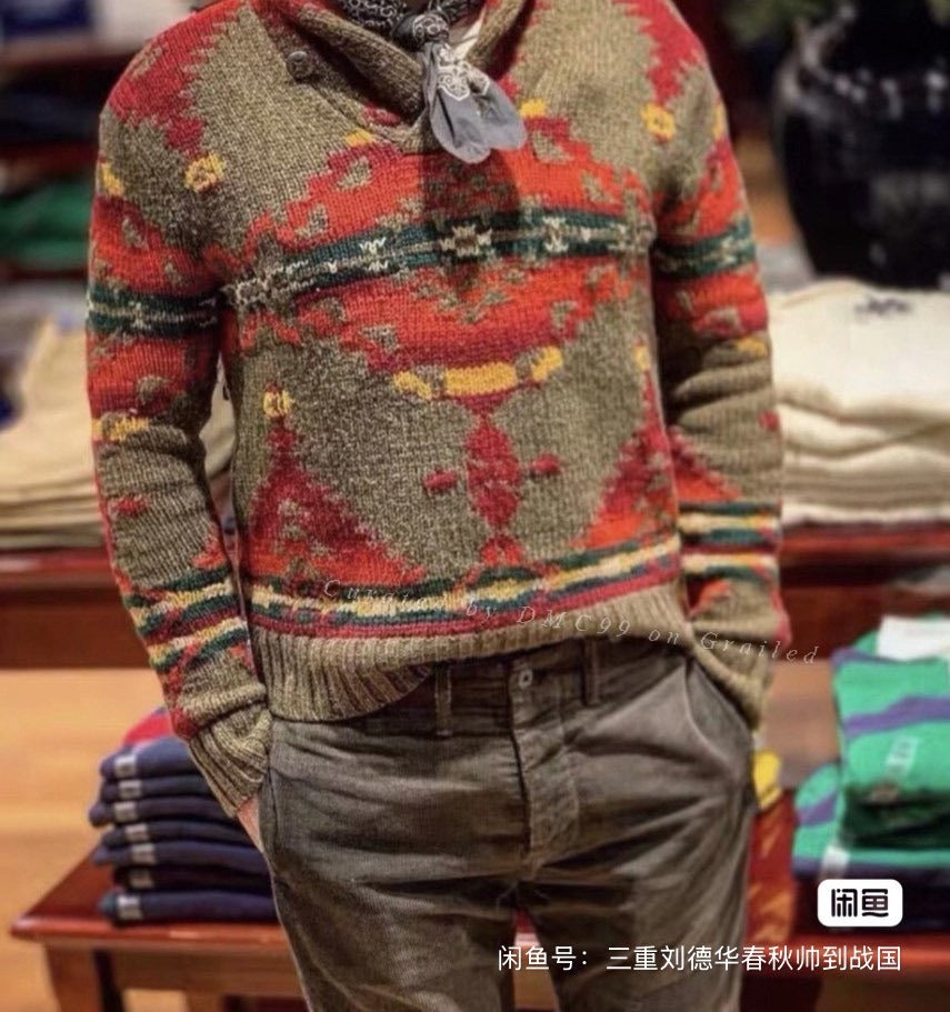 Ralph Lauren POLO Shawl Collar Sweater