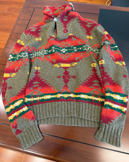 Ralph Lauren Shawl Collar Knit Sweater