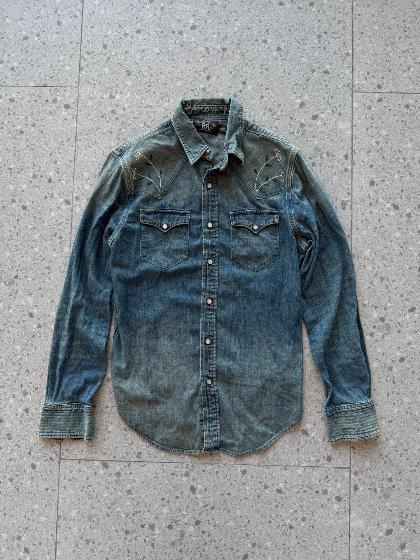 Ralph Lauren RRL Musician Denim Shirt