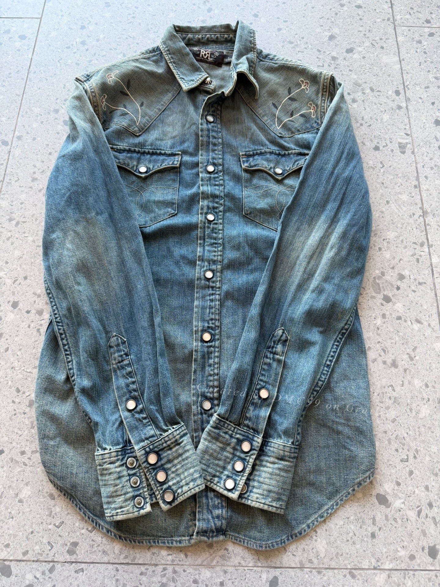 Ralph Lauren RRL Musician Denim Shirt