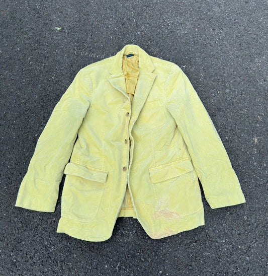 Ralph Lauren Vintage Yellow Corduroy Blazer