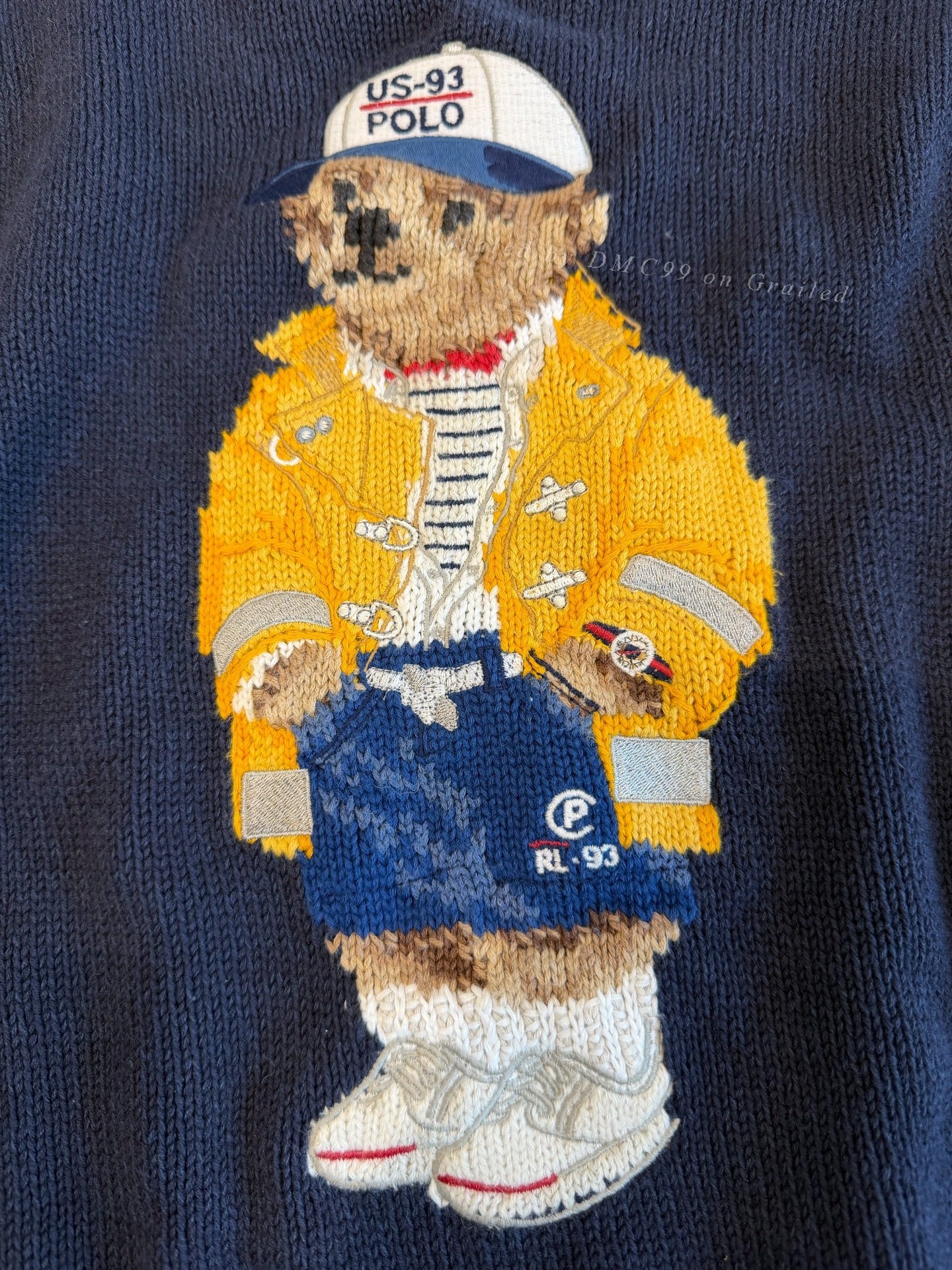 Ralph Lauren Rare Sailing Bear Sweater