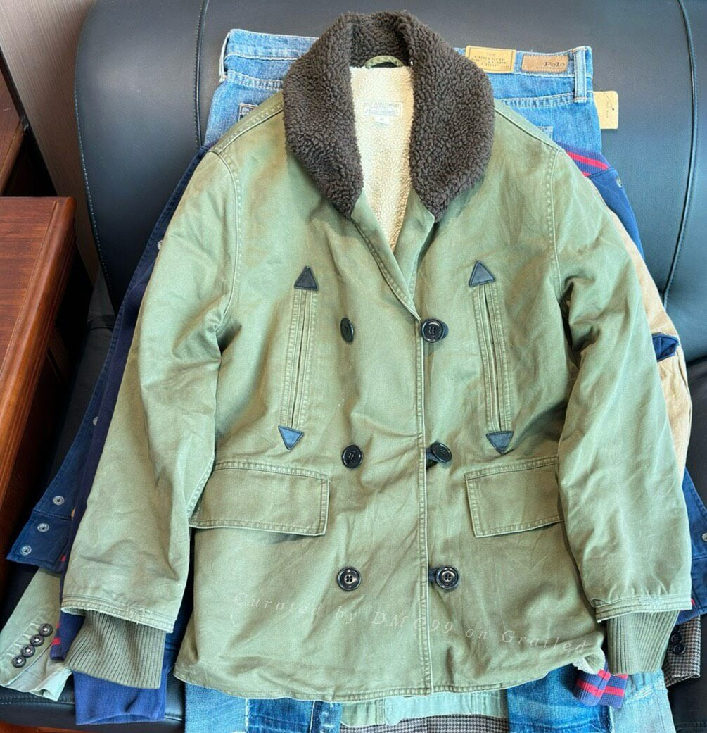 Ralph Lauren Vintage Shearling Farmer Coat