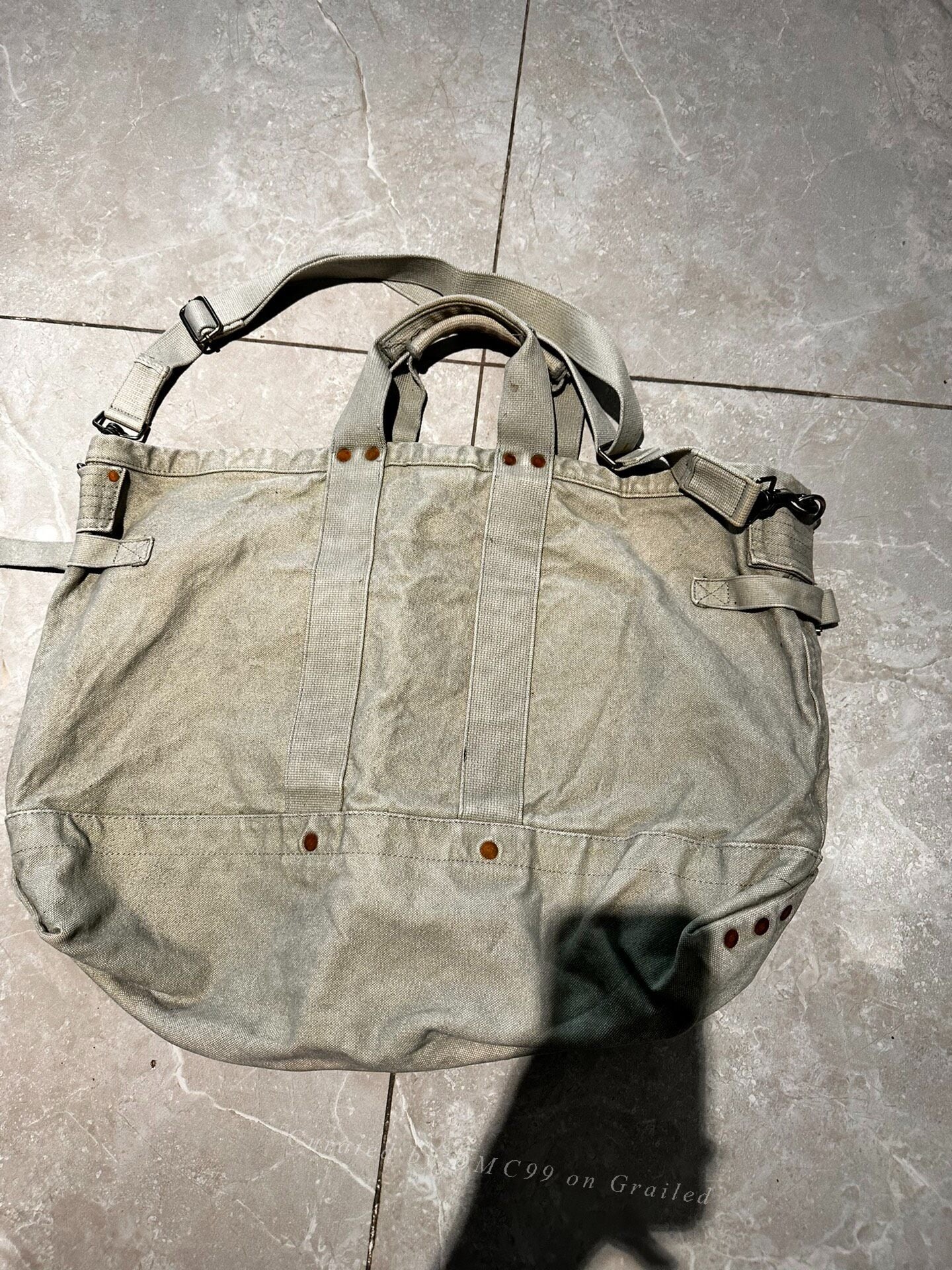 Ralph Lauren Canvas Shoulder Crossbody Bag