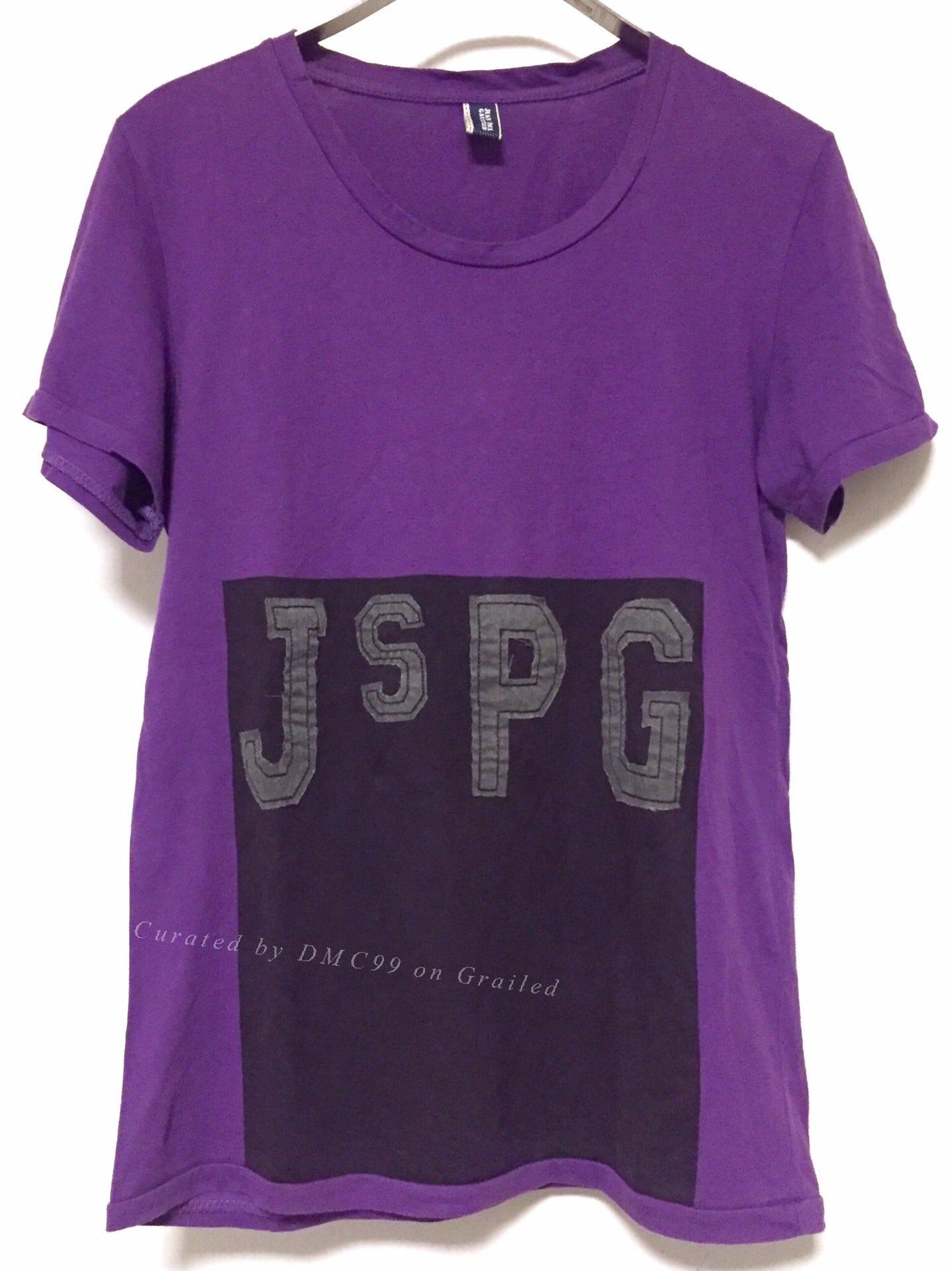 Jean Paul Gaultier Purple Denim Patch T-shirt