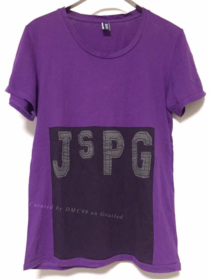 Jean Paul Gaultier Purple Denim Patch T-shirt
