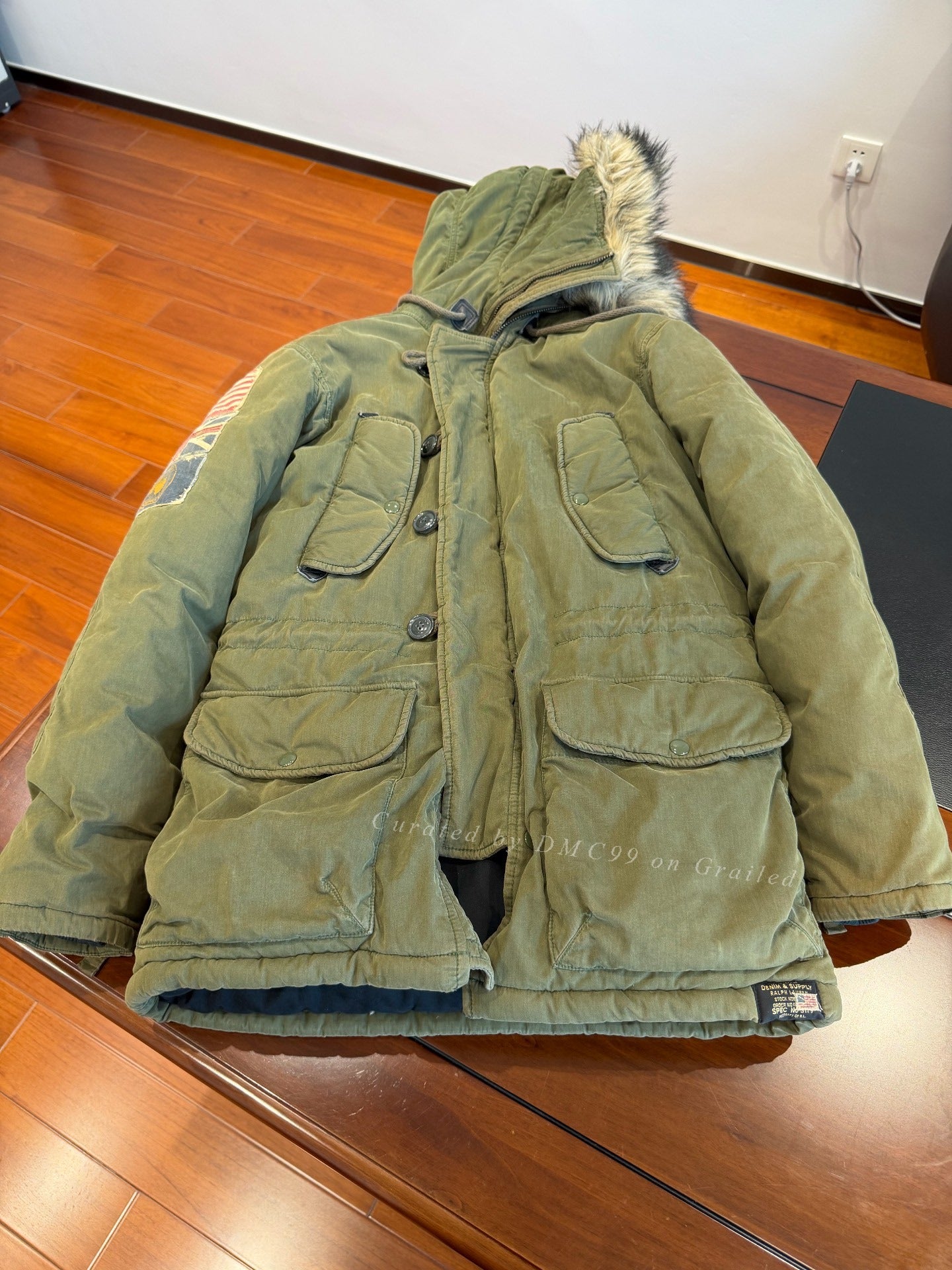 Ralph Lauren Polar Down Jacket Rare Small
