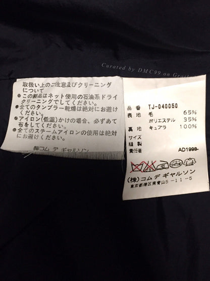 COMME des GARCONS Wool Blazer with Horn Buttons