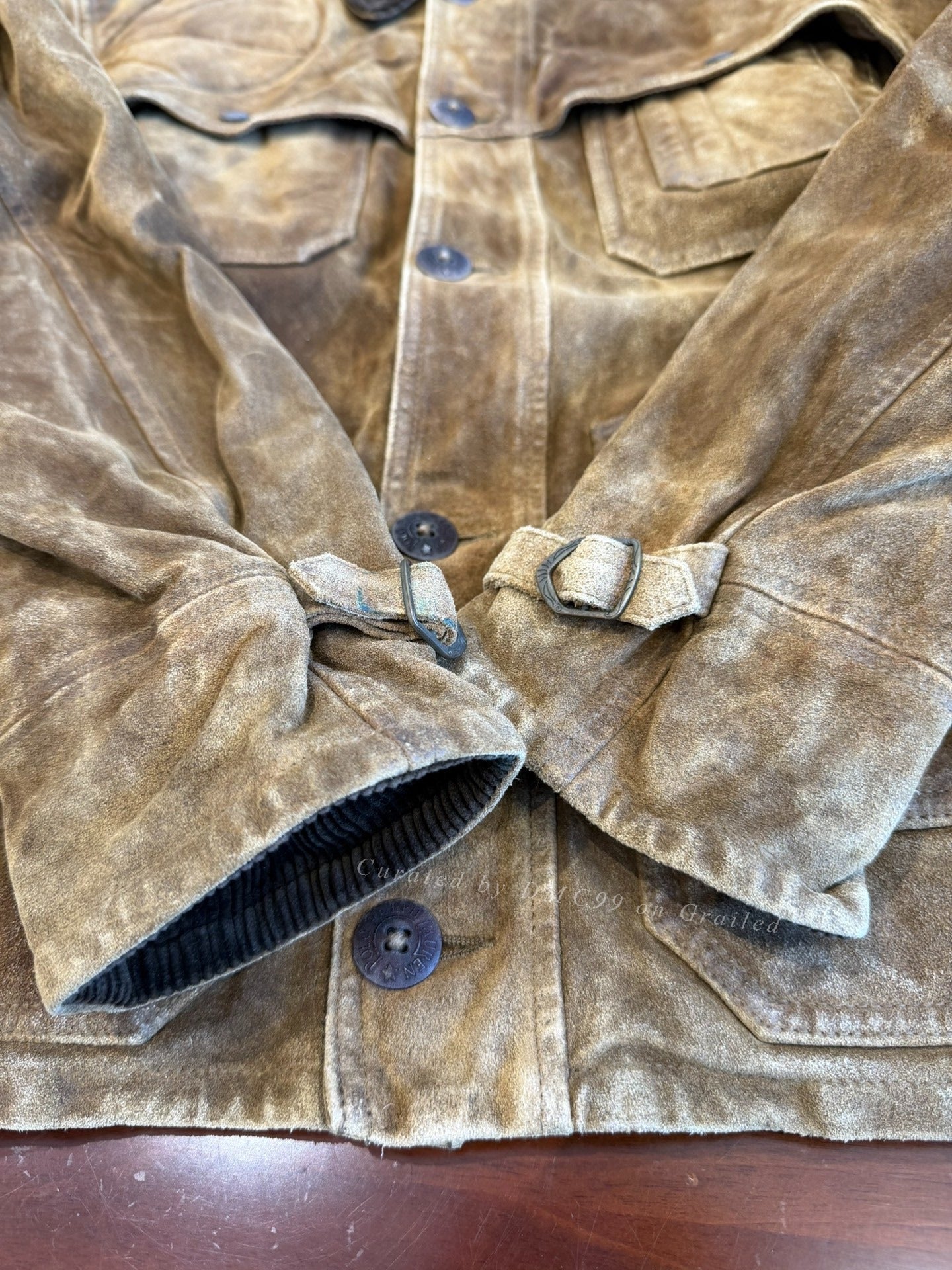Ralph Lauren Vintage Waxed Leather Jacket